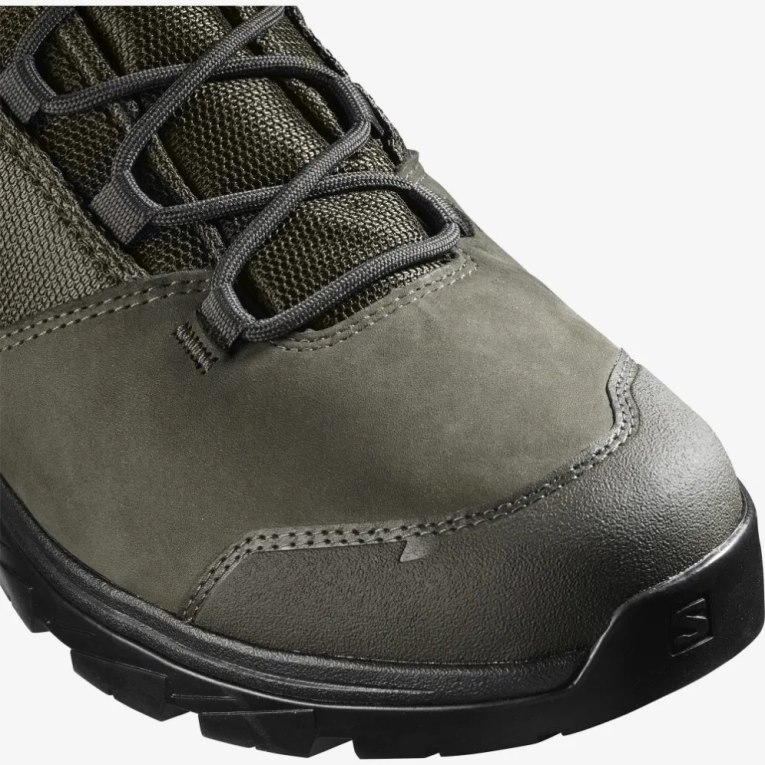 Salomon Outward GTX Men's Hiking Boots Olive | CA 50W29